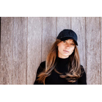 Casquette Baseball Glitter Kentucky Noir
