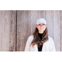 Casquette Baseball Glitter Kentucky Rose pâle