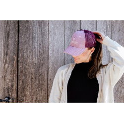 Casquette Trucker Baseball Kentucky Rose clair