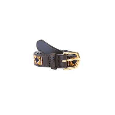 Ceinture Perles faites-main Kentucky Or