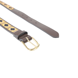 Ceinture Perles faites-main Kentucky Or