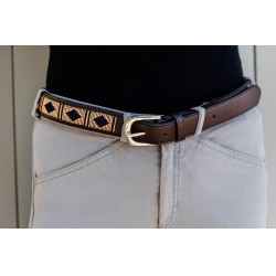 Ceinture Perles faites-main Kentucky Or