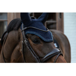 Bonnet Wellington Glitter Band Kentucky Bleu marine