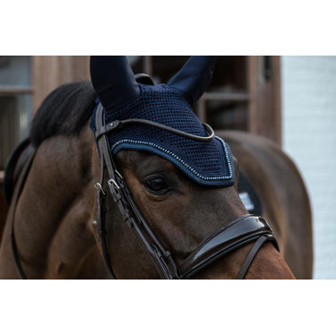 Bonnet Wellington Glitter Band Kentucky Bleu marine