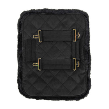 Extension de poitrail matelassé mouton vegan Kentucky Noir Extension de poitrail matelassé mouton vegan Kentucky Noir