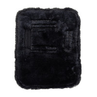 Extension de poitrail matelassé mouton vegan Kentucky Noir Extension de poitrail matelassé mouton vegan Kentucky Noir