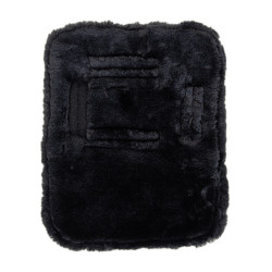 Extension de poitrail matelassé mouton vegan Kentucky Noir Extension de poitrail matelassé mouton vegan Kentucky Noir