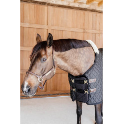 Extension de poitrail matelassé mouton vegan Kentucky Noir