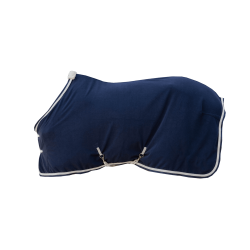 Fleece Rug Plaited Rope Kentucky Marine Bleu marine