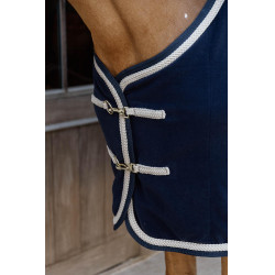 Fleece Rug Plaited Rope Kentucky Marine Bleu marine