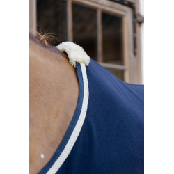 Fleece Rug Plaited Rope Kentucky Marine Bleu marine