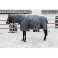 Horse Raincoat Hurricane with stirrup holes Kentucky Gris