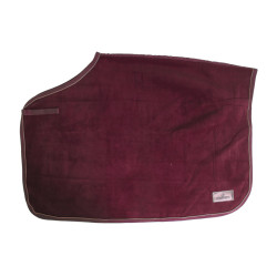 Couvre-reins Carré Heavy Fleece Kentucky Bordeaux