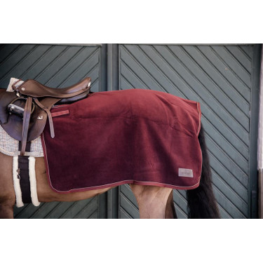 Couvre-reins Carré Heavy Fleece Kentucky Bordeaux Couvre-reins Carré Heavy Fleece Kentucky Bordeaux