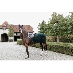 Couvre-reins Carré Heavy Fleece Kentucky Vert sapin