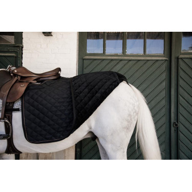 Couvre-reins Carré Kentucky Noir Couvre-reins Carré Kentucky Noir