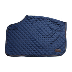Couvre-reins Carré Kentucky Marine Bleu marine