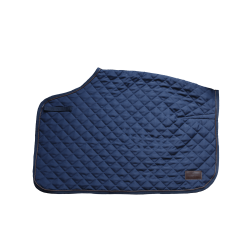 Couvre-reins Carré Kentucky Marine Bleu marine