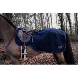 Couvre-reins Heavy Fleece Kentucky Marine Bleu marine