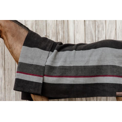 Couverture Séchante Carré Heavy Stripes Kentucky Noir