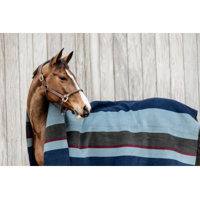 Couverture Séchante Carré Heavy Stripes Kentucky Marine