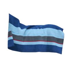 Couverture Séchante Carré Heavy Stripes Kentucky Marine Bleu marine