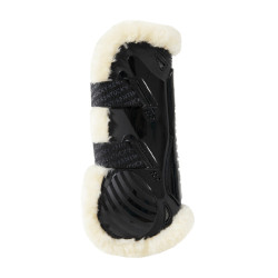 Guêtre Velcro mouton vegan Kentucky Noir Guêtre Velcro mouton vegan Kentucky Noir