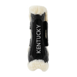 Guêtre Velcro mouton vegan Kentucky Noir Guêtre Velcro mouton vegan Kentucky Noir