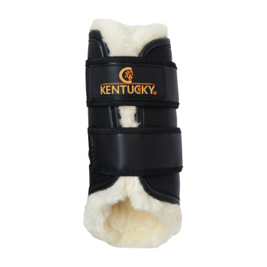 Guêtres fermées Cuir antérieures Kentucky Noir