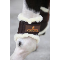 Guêtres fermées Cuir postérieurs courtes Kentucky Marron
