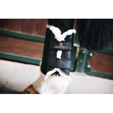 Guêtres fermées Cuir postérieurs Kentucky Noir