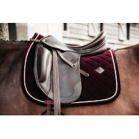 Tapis de selle Corduroy dressage Kentucky Bordeaux Tapis de selle Corduroy dressage Kentucky Bordeaux