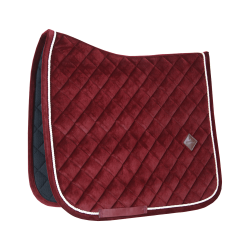 Tapis de selle Corduroy dressage Kentucky Bordeaux Tapis de selle Corduroy dressage Kentucky Bordeaux