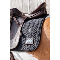 Tapis de selle Fishbone Compétition dressage Kentucky Noir Tapis de selle Fishbone Compétition dressage Kentucky Noir