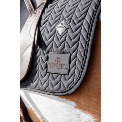 Tapis de selle Fishbone Compétition dressage Kentucky Noir
