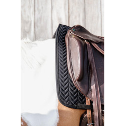 Tapis de selle Fishbone Compétition dressage Kentucky Noir