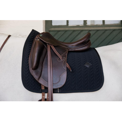 Tapis de selle Fishbone dressage Kentucky Noir