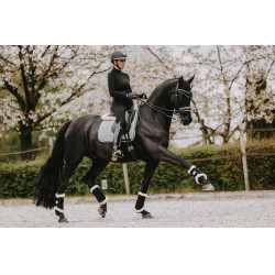 Tapis de selle Pied-de-poule dressage Kentucky Noir
