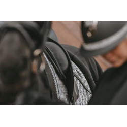 Tapis de selle Pied-de-poule dressage Kentucky Noir