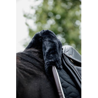 Tapis de selle Skin Friendly Star Quilting dressage Kentucky Noir Tapis de selle Skin Friendly Star Quilting dressage Kentucky Noir