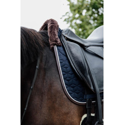 Tapis de selle Skin Friendly Star Quilting dressage Kentucky Marine Bleu marine