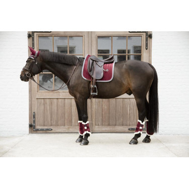 Tapis de selle Velvet Contrast dressage Kentucky Tapis de selle Velvet Contrast dressage Kentucky