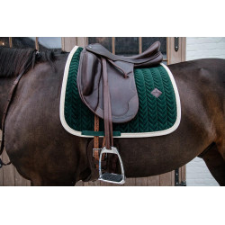 Tapis de selle Velvet Contrast dressage Kentucky