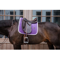 Tapis de selle Velvet Contrast dressage Kentucky