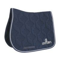 Tapis de selle Color Edition Leather jumping Kentucky Marine Bleu marine