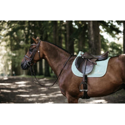 Tapis de selle Color Edition Leather jumping Kentucky Menthe Vert