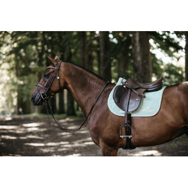Tapis de selle Color Edition Leather jumping Kentucky Menthe Vert