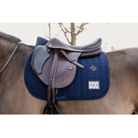 Tapis de selle Fishbone Compétition jumping Kentucky Marine Bleu marine