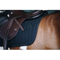 Tapis de selle Fishbone jumping Kentucky Noir Tapis de selle Fishbone jumping Kentucky Noir