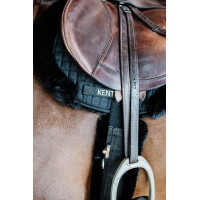 Tapis de selle Hunter mouton vegan jumping Kentucky Noir